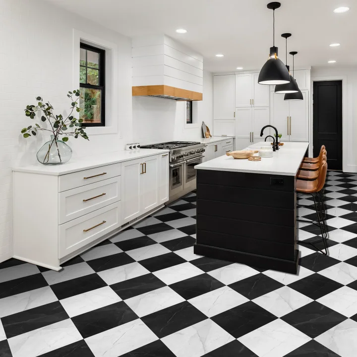 Checkerboard Desenleri Nedir? Zemin ve Duvarlarda Damalı Dekorasyon Trendleri