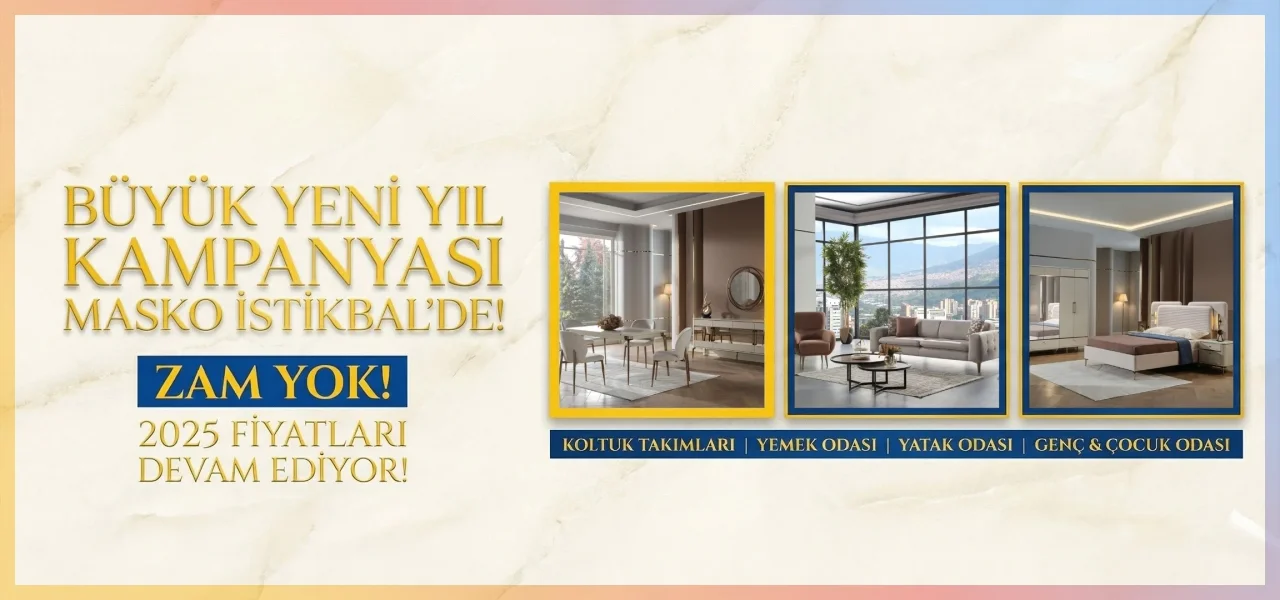 Masko İstikbal'de Büyük Yeni Yıl Kampanyası Başladı!