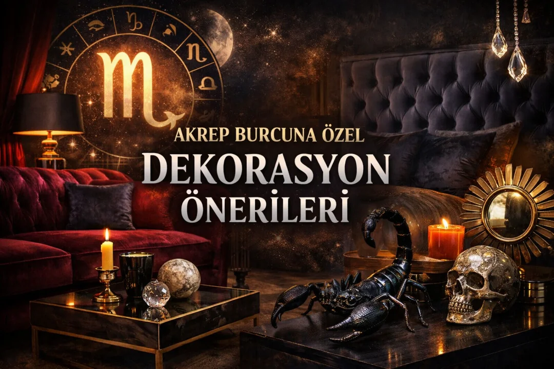 Akrep Burcuna Özel Dekorasyon Önerileri: Gizemli ve Tutkulu Mekanlar Yaratın